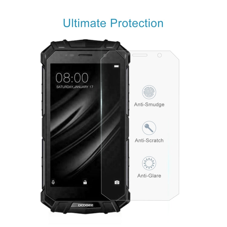 50 PCS 0.26mm 9H 2.5D Tempered Glass Film For Doogee S60 Lite