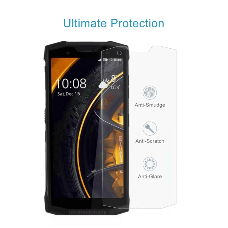 50 PCS 0.26mm 9H 2.5D Tempered Glass Film For Doogee S80 Lite