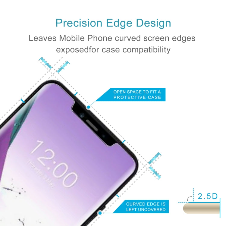50 PCS 0.26mm 9H 2.5D Tempered Glass Film For Doogee Y7 Plus