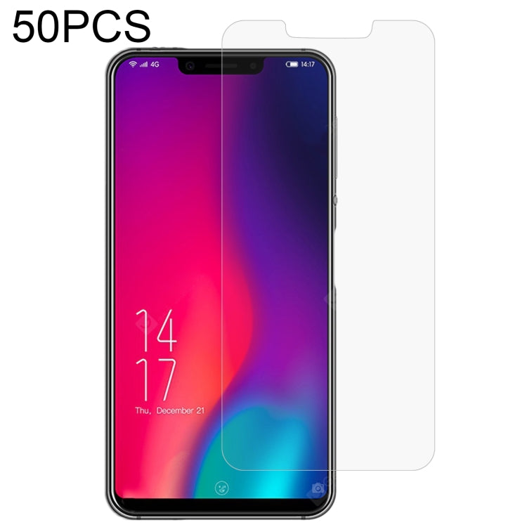 50 PCS 0.26mm 9H 2.5D Tempered Glass Film For Elephone A4 Pro