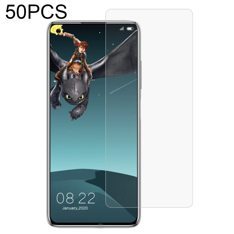 50 PCS 0.26mm 9H 2.5D Tempered Glass Film For Elephone E10 Pro