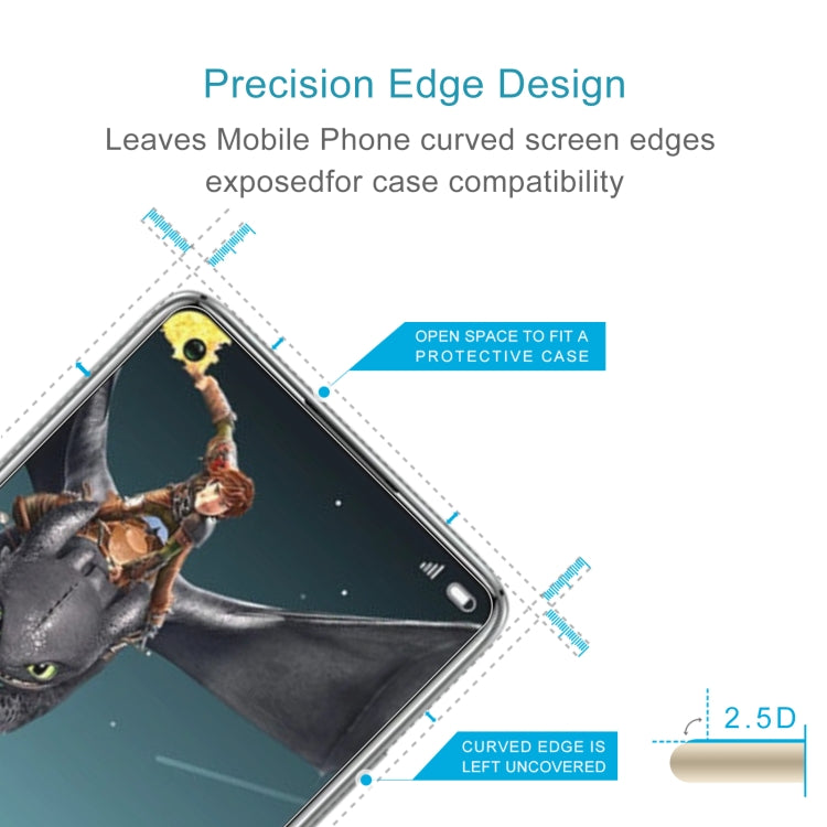 50 PCS 0.26mm 9H 2.5D Tempered Glass Film For Elephone E10 Pro