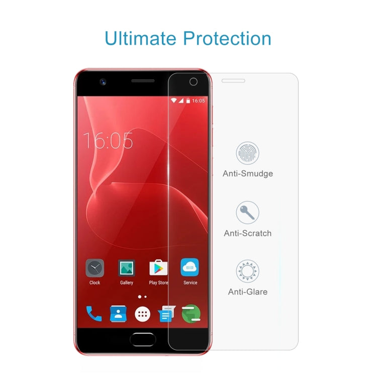 50 PCS 0.26mm 9H 2.5D Tempered Glass Film For Elephone P8 Max