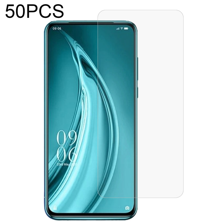 50 PCS 0.26mm 9H 2.5D Tempered Glass Film For Elephone PX Pro