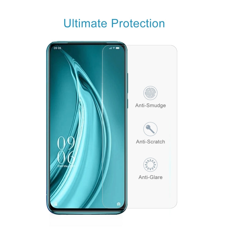 50 PCS 0.26mm 9H 2.5D Tempered Glass Film For Elephone PX Pro