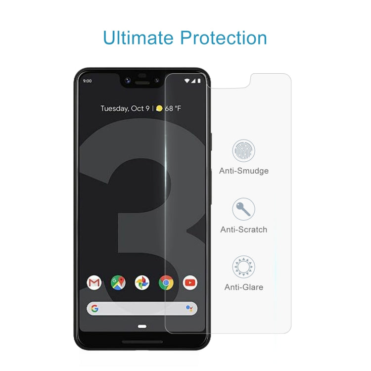 50 PCS 0.26mm 9H 2.5D Tempered Glass Film For Google Pixel 3 Lite XL