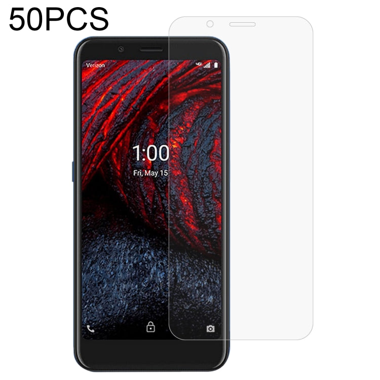 50 PCS 0.26mm 9H 2.5D Tempered Glass Film For Nokia 2 V Tella