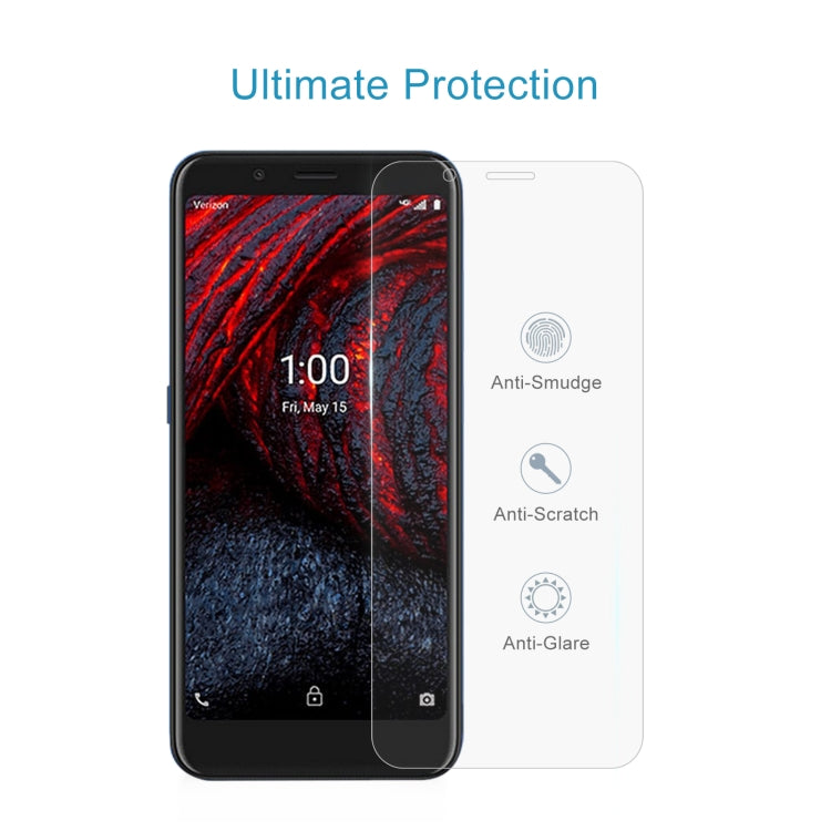 50 PCS 0.26mm 9H 2.5D Tempered Glass Film For Nokia 2 V Tella