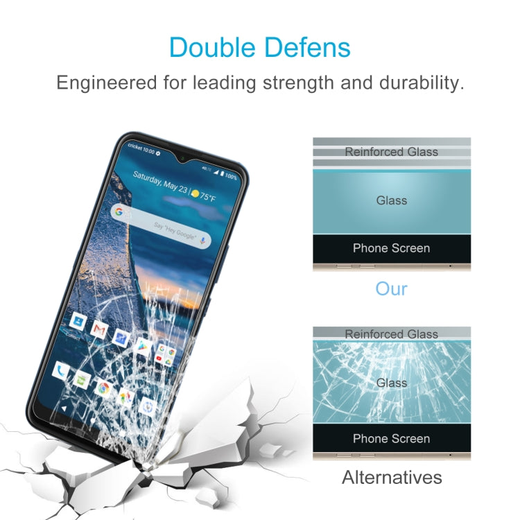 50 PCS 0.26mm 9H 2.5D Tempered Glass Film For Nokia C5 Endi
