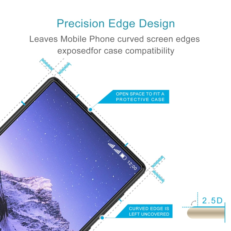 50 PCS 0.26mm 9H 2.5D Tempered Glass Film For Leagoo KIICAA MIX