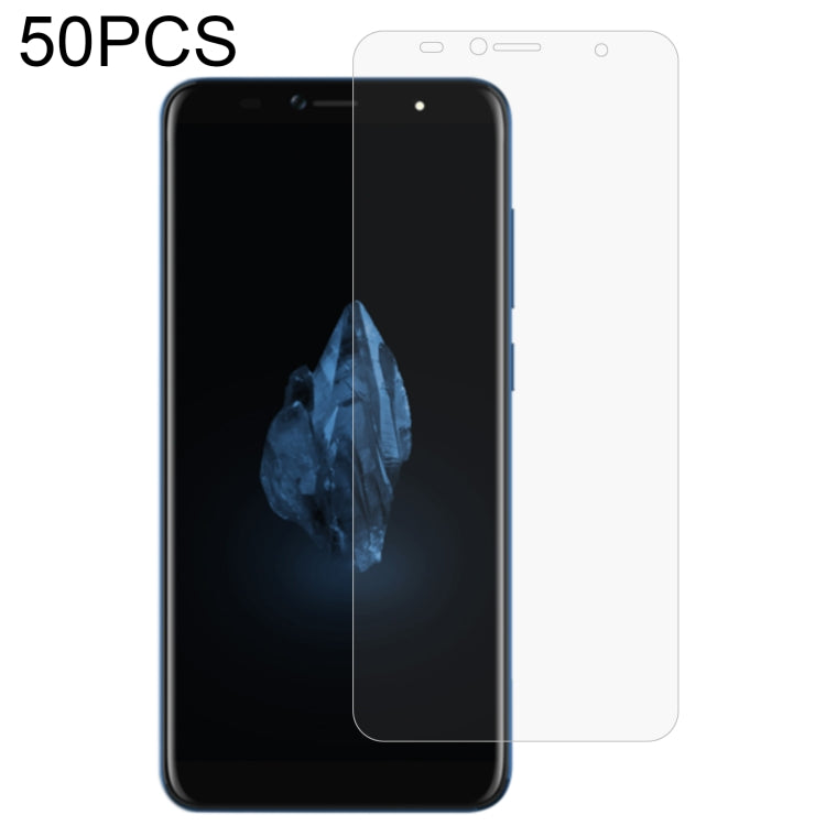 50 PCS 0.26mm 9H 2.5D Tempered Glass Film For Leagoo M9 Pro