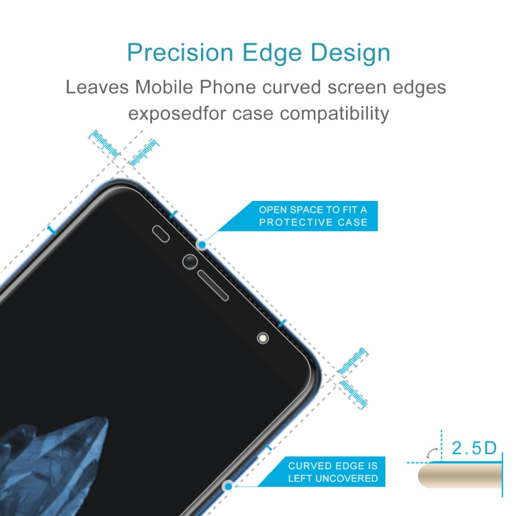 50 PCS 0.26mm 9H 2.5D Tempered Glass Film For Leagoo M9 Pro