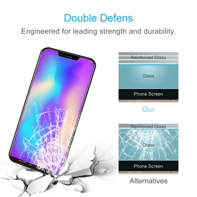 50 PCS 0.26mm 9H 2.5D Tempered Glass Film For Leagoo S9