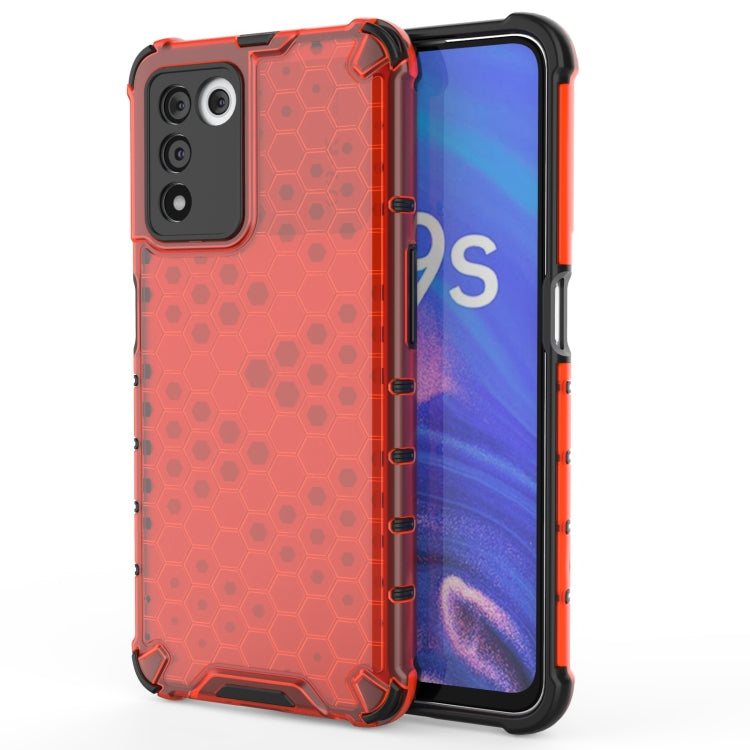 For OPPO K9s 5G Shockproof Honeycomb PC + TPU Phone Case