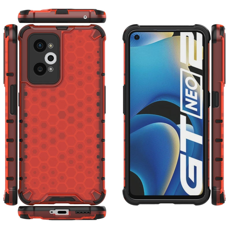 For OPPO Realme GT Neo2 5G Shockproof Honeycomb PC + TPU Phone Case