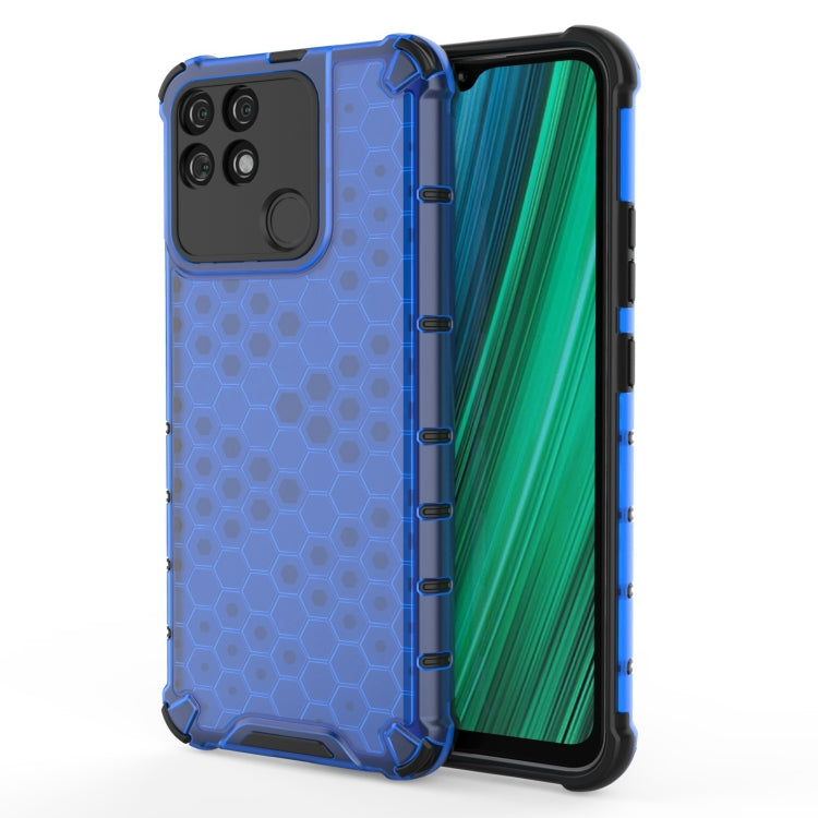 For OPPO Realme Narzo 50A Shockproof Honeycomb PC + TPU Phone Case