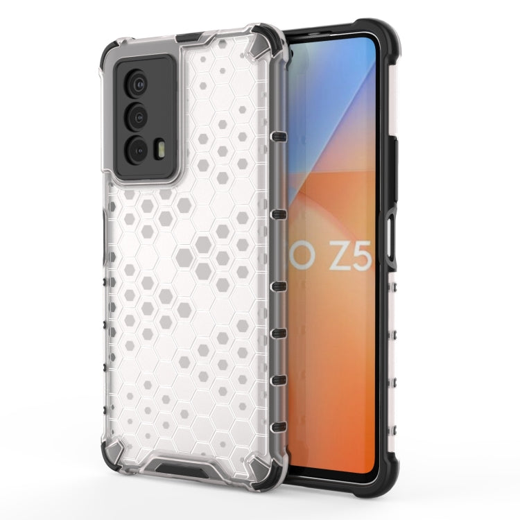 For vivo iQOO Z5 Shockproof Honeycomb PC + TPU Phone Case