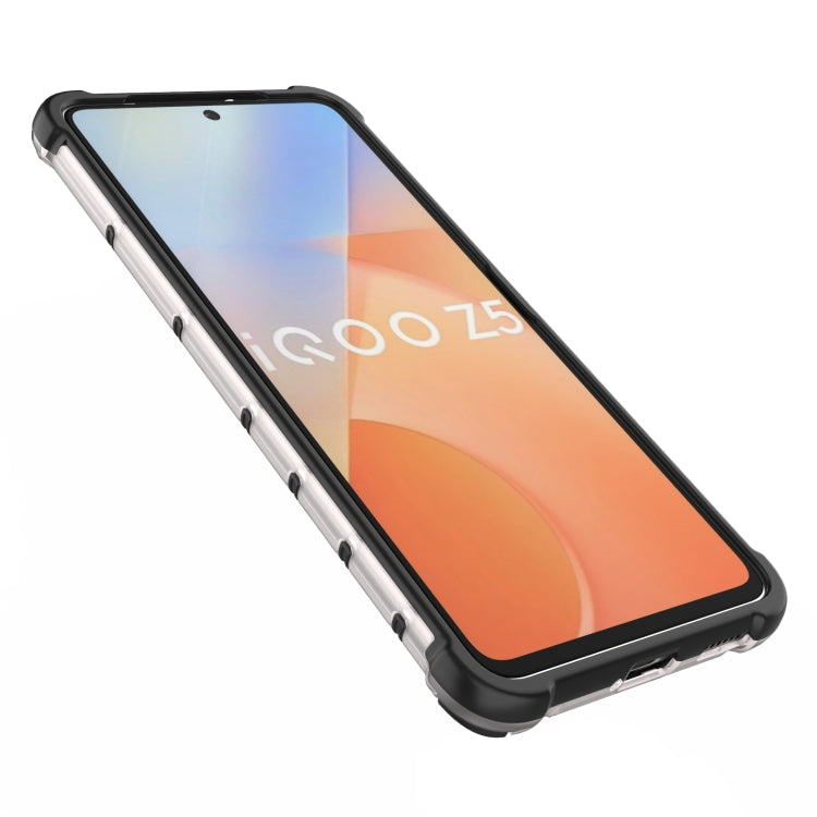 For vivo iQOO Z5 Shockproof Honeycomb PC + TPU Phone Case
