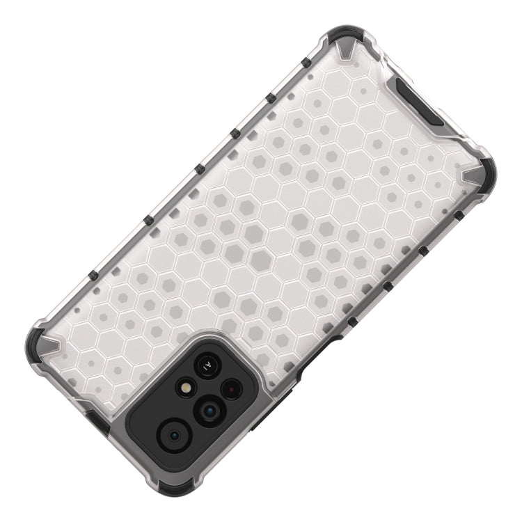 For Xiaomi Redmi Note 11 5G Shockproof Honeycomb PC + TPU Phone Case