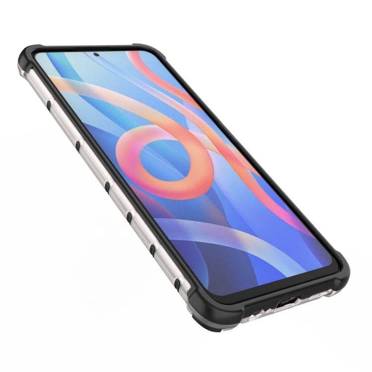 For Xiaomi Redmi Note 11 5G Shockproof Honeycomb PC + TPU Phone Case