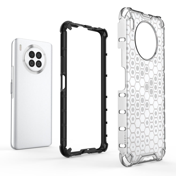 For Huawei nova 8i Shockproof Honeycomb PC + TPU Phone Case