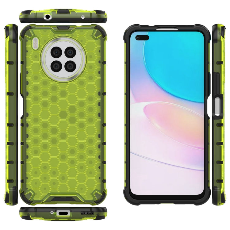 For Huawei nova 8i Shockproof Honeycomb PC + TPU Phone Case