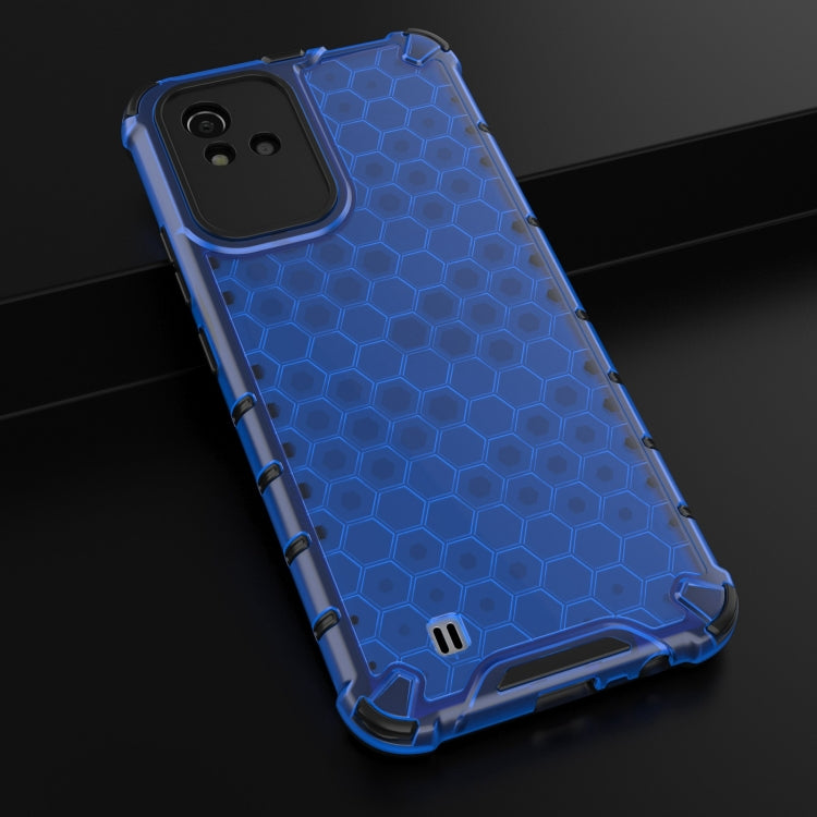 For OPPO Realme Narzo 50i Shockproof Honeycomb PC + TPU Phone Case