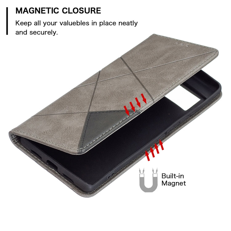 For Google Pixel 6 Pro Prismatic Invisible Magnetic Horizontal Flip Phone Leather Case with Holder & Card Slots & Photo Frame
