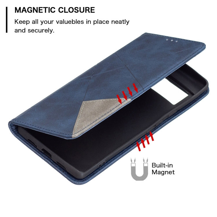 For Google Pixel 6 Pro Prismatic Invisible Magnetic Horizontal Flip Phone Leather Case with Holder & Card Slots & Photo Frame