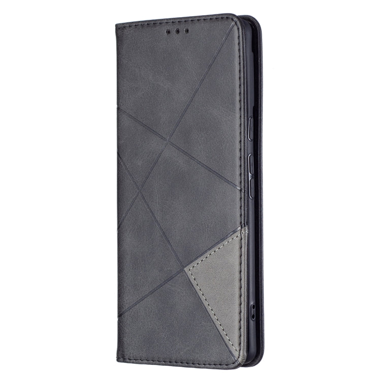 For Google Pixel 6 Pro Prismatic Invisible Magnetic Horizontal Flip Phone Leather Case with Holder & Card Slots & Photo Frame