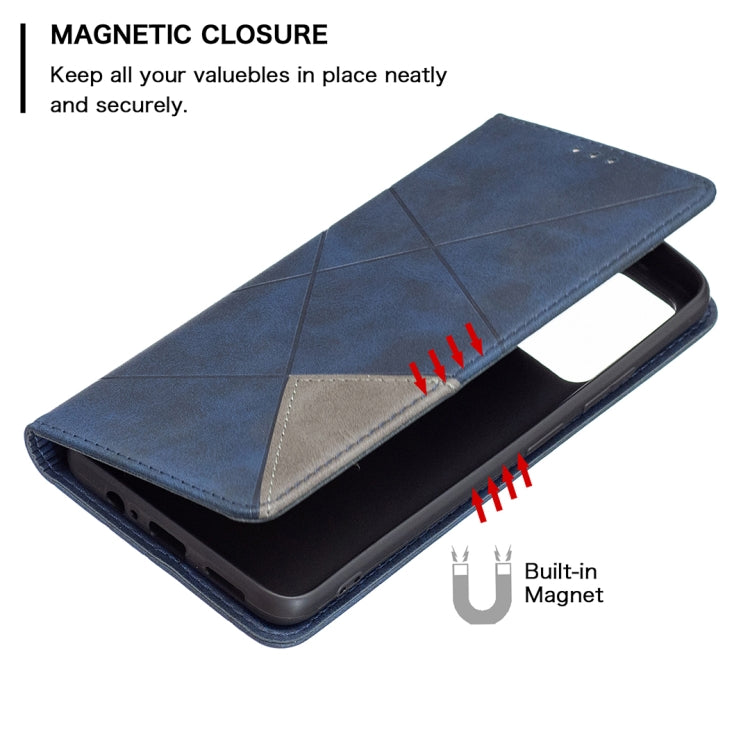 For Xiaomi Redmi Note 11 5G Prismatic Invisible Magnetic Leather Phone Case