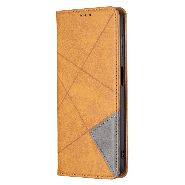 For Samsung Galaxy A13 5G Prismatic Invisible Magnetic Horizontal Flip Phone Leather Case with Holder & Card Slots & Photo Frame