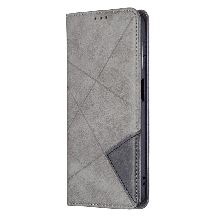 For Samsung Galaxy A13 5G Prismatic Invisible Magnetic Horizontal Flip Phone Leather Case with Holder & Card Slots & Photo Frame