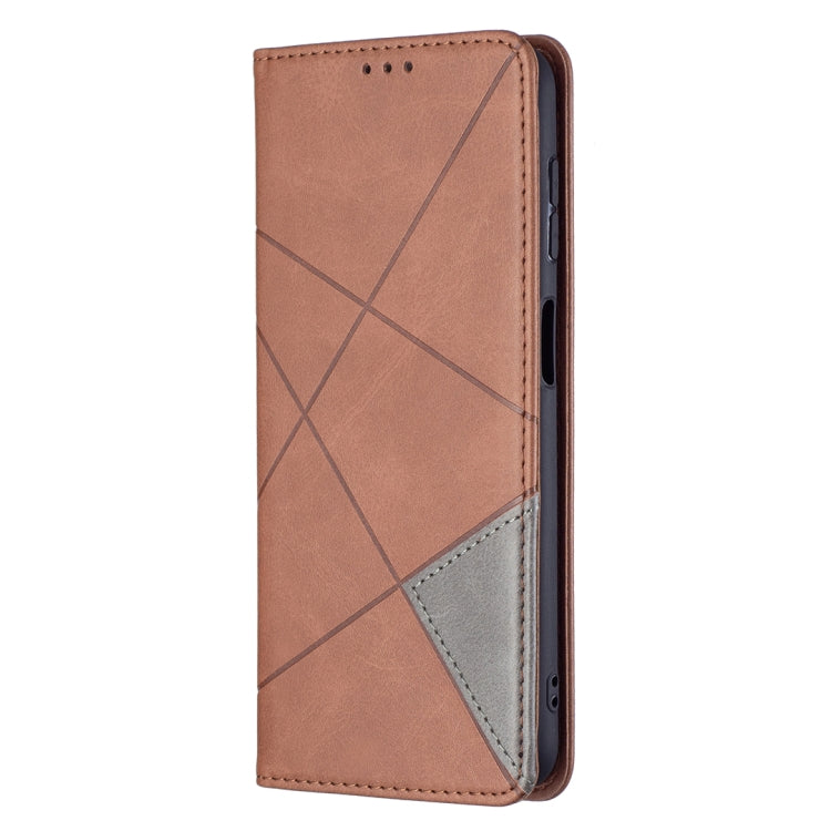 For Samsung Galaxy A13 5G Prismatic Invisible Magnetic Horizontal Flip Phone Leather Case with Holder & Card Slots & Photo Frame