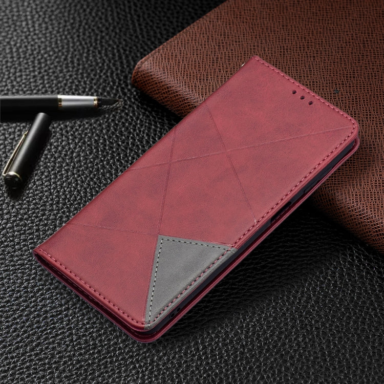 For Samsung Galaxy M52 5G Prismatic Invisible Magnetic Horizontal Flip Phone Leather Case with Holder & Card Slots & Photo Frame