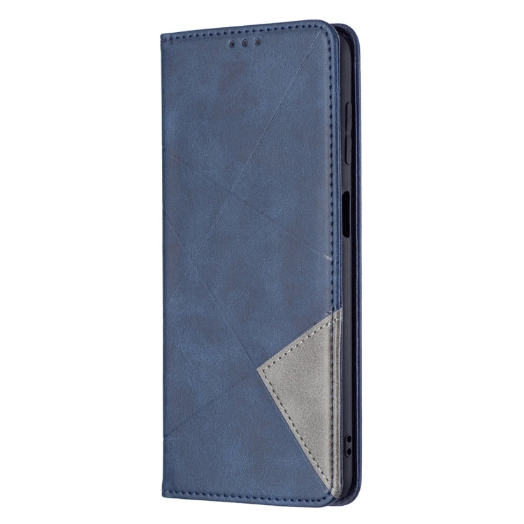 For Samsung Galaxy M52 5G Prismatic Invisible Magnetic Horizontal Flip Phone Leather Case with Holder & Card Slots & Photo Frame