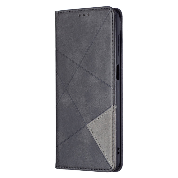 For Samsung Galaxy M52 5G Prismatic Invisible Magnetic Horizontal Flip Phone Leather Case with Holder & Card Slots & Photo Frame