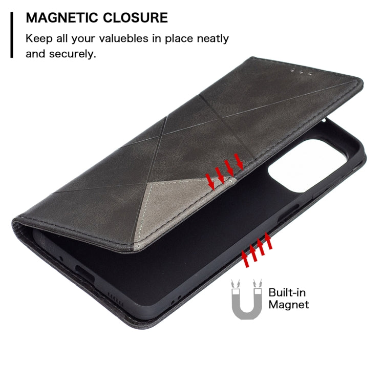 For Samsung Galaxy M52 5G Prismatic Invisible Magnetic Horizontal Flip Phone Leather Case with Holder & Card Slots & Photo Frame
