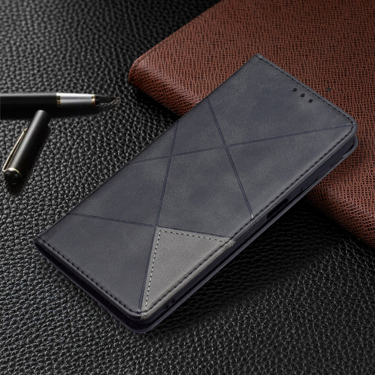 For Samsung Galaxy M52 5G Prismatic Invisible Magnetic Horizontal Flip Phone Leather Case with Holder & Card Slots & Photo Frame