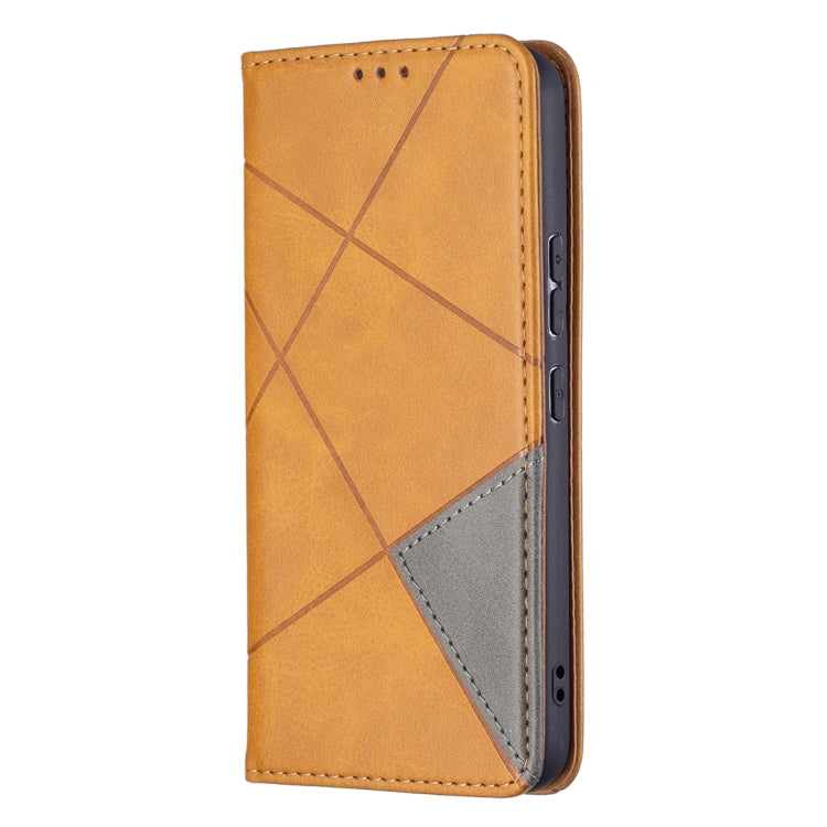 For Samsung Galaxy S22 5G Prismatic Invisible Magnetic Horizontal Flip Phone Leather Case with Holder & Card Slots & Photo Frame