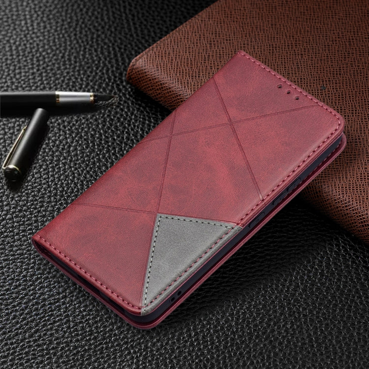 For Samsung Galaxy S22 5G Prismatic Invisible Magnetic Horizontal Flip Phone Leather Case with Holder & Card Slots & Photo Frame