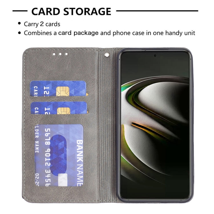 For Samsung Galaxy S22 5G Prismatic Invisible Magnetic Horizontal Flip Phone Leather Case with Holder & Card Slots & Photo Frame