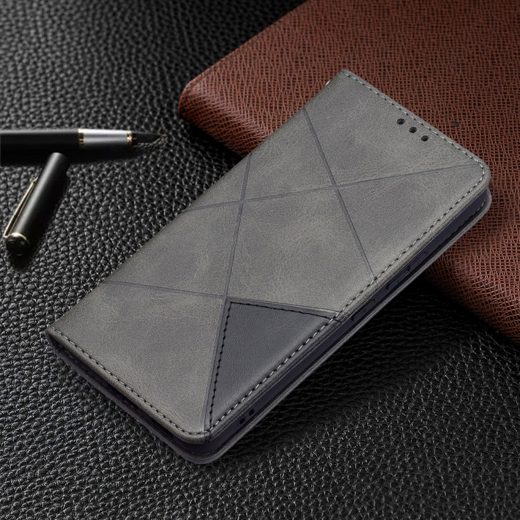 For Samsung Galaxy S22 5G Prismatic Invisible Magnetic Horizontal Flip Phone Leather Case with Holder & Card Slots & Photo Frame