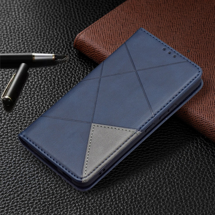 For Samsung Galaxy S22 5G Prismatic Invisible Magnetic Horizontal Flip Phone Leather Case with Holder & Card Slots & Photo Frame