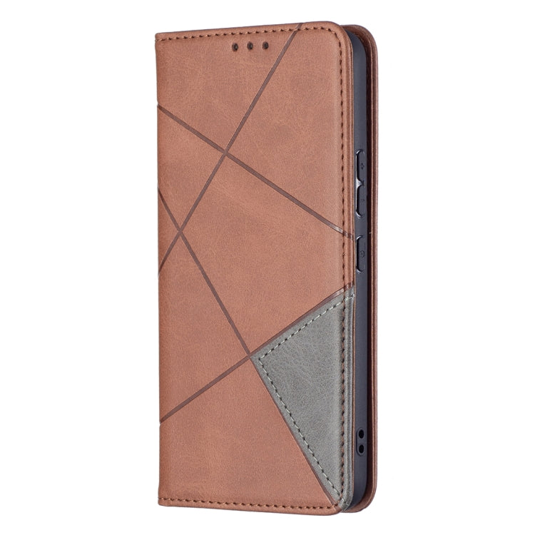 For Samsung Galaxy S22 5G Prismatic Invisible Magnetic Horizontal Flip Phone Leather Case with Holder & Card Slots & Photo Frame