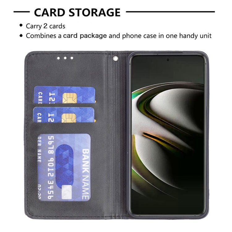 For Samsung Galaxy S22 5G Prismatic Invisible Magnetic Horizontal Flip Phone Leather Case with Holder & Card Slots & Photo Frame