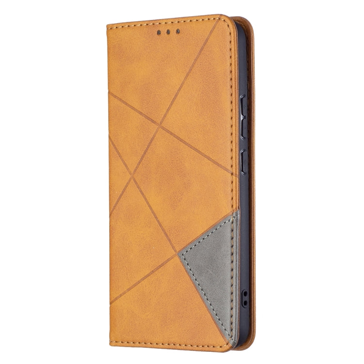 For Samsung Galaxy S22+ 5G Prismatic Invisible Magnetic Horizontal Flip Phone Leather Case with Holder & Card Slots & Photo Frame