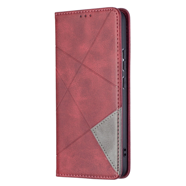 For Samsung Galaxy S22+ 5G Prismatic Invisible Magnetic Horizontal Flip Phone Leather Case with Holder & Card Slots & Photo Frame