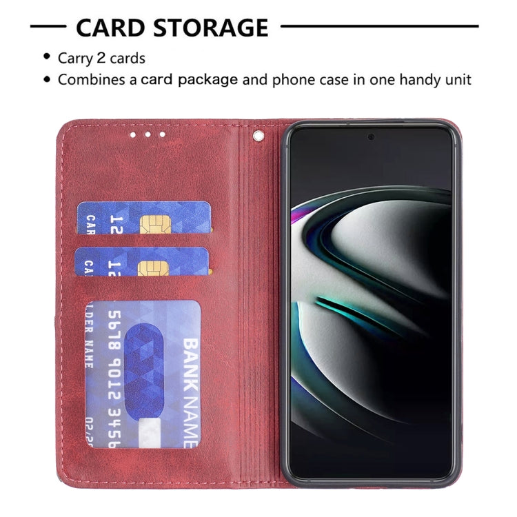 For Samsung Galaxy S22+ 5G Prismatic Invisible Magnetic Horizontal Flip Phone Leather Case with Holder & Card Slots & Photo Frame