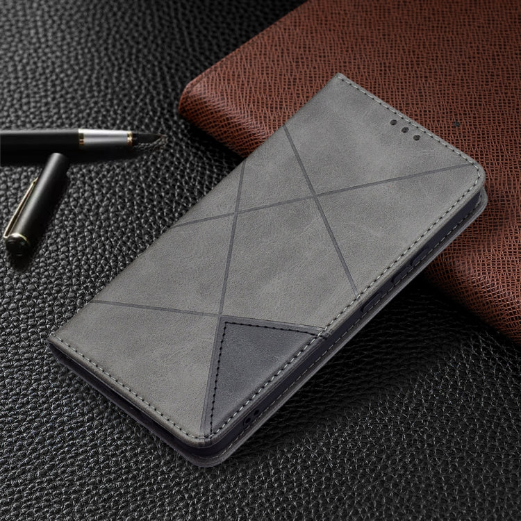For Samsung Galaxy S22+ 5G Prismatic Invisible Magnetic Horizontal Flip Phone Leather Case with Holder & Card Slots & Photo Frame